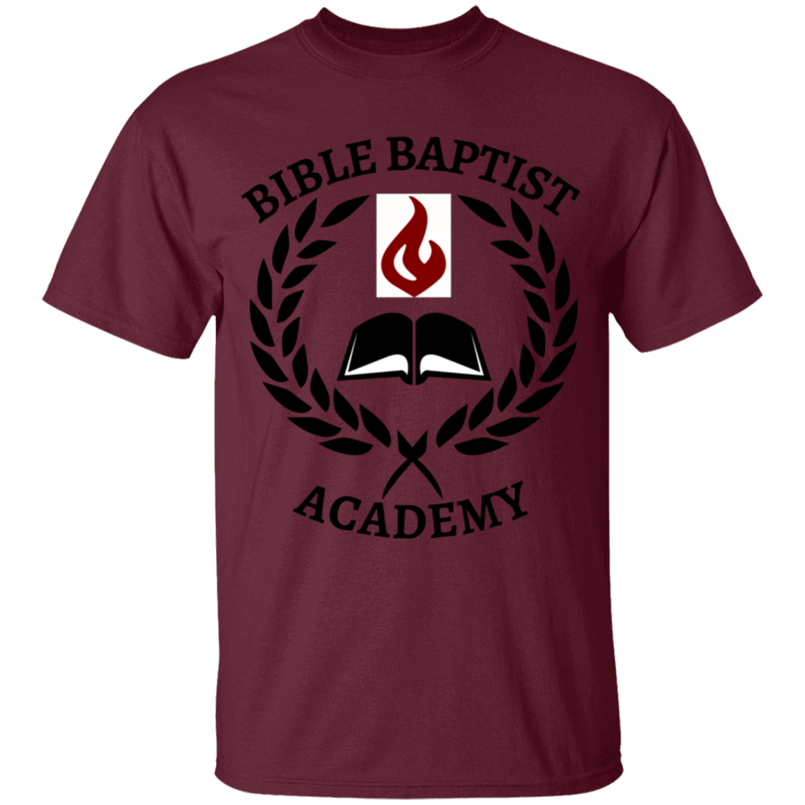 BBA youth Tshirt black letter