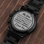 My Dad watch black
