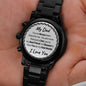 My Dad watch black
