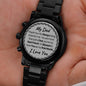 My Dad watch black