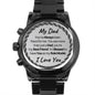 My Dad watch black