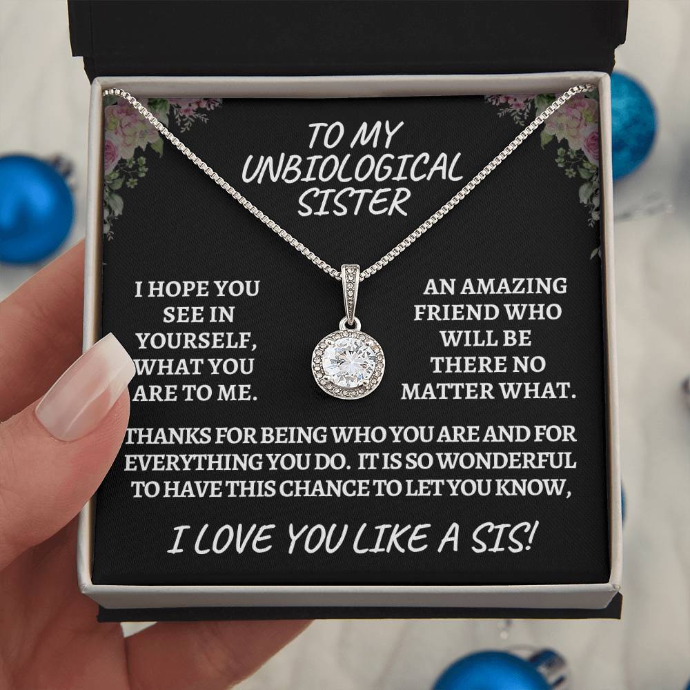 unbiological sister / eternal hope necklace
