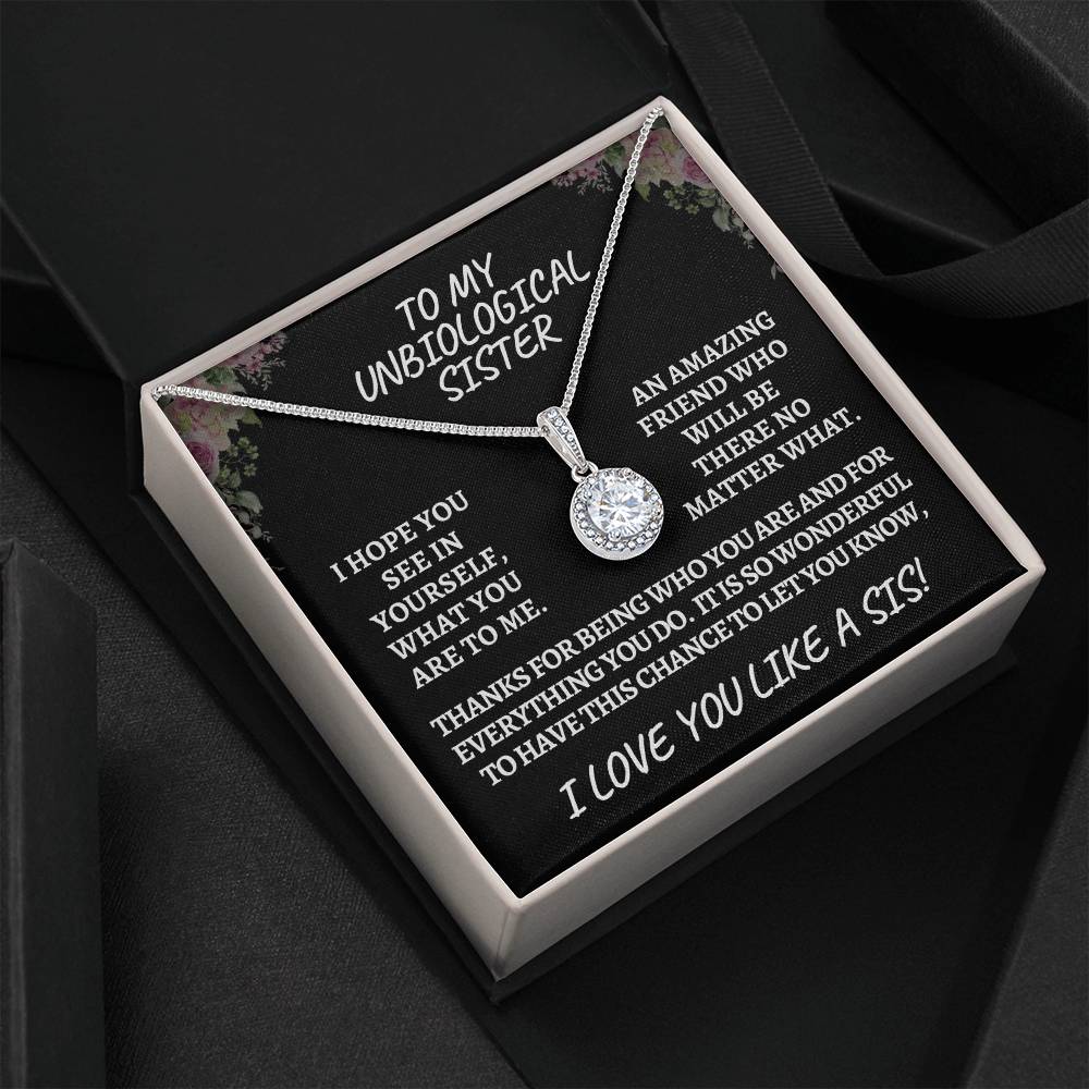 unbiological sister / eternal hope necklace