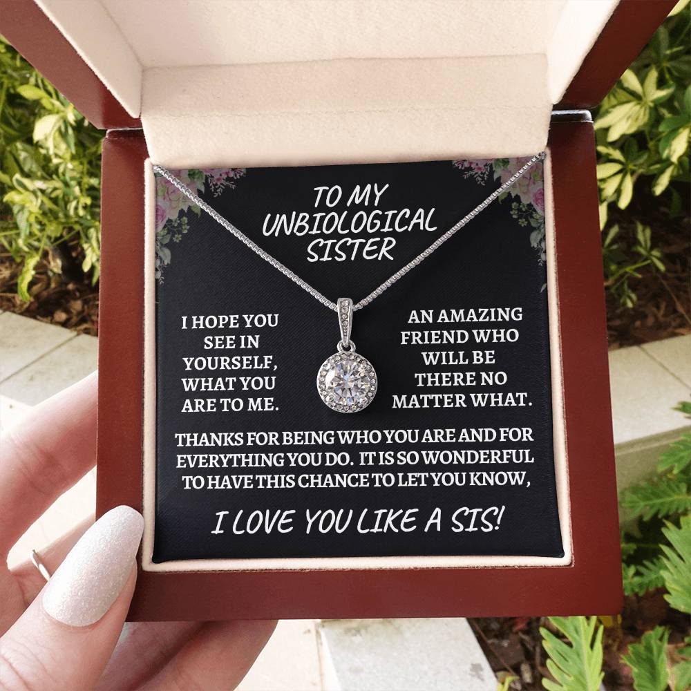 unbiological sister / eternal hope necklace