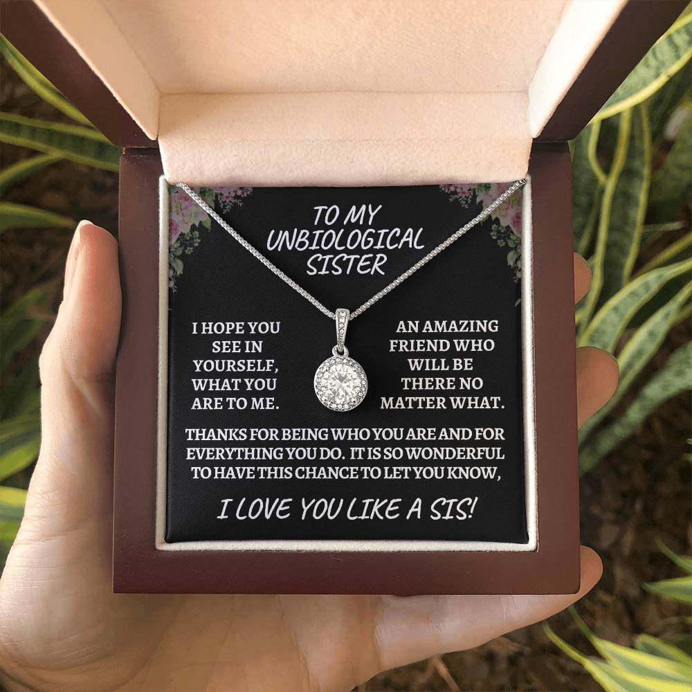unbiological sister / eternal hope necklace