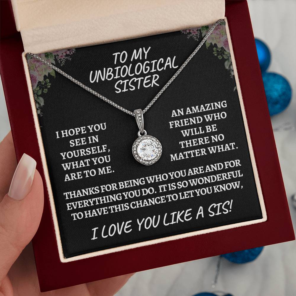 unbiological sister / eternal hope necklace