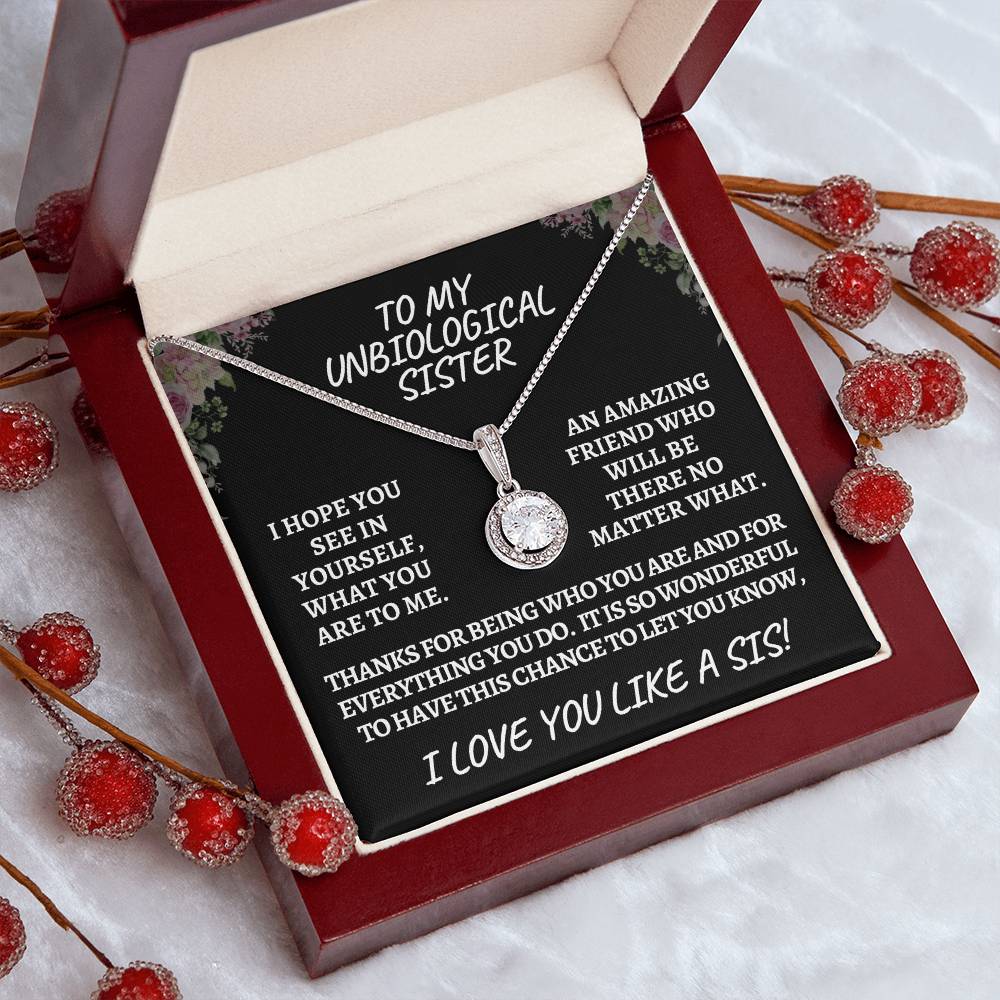 unbiological sister / eternal hope necklace
