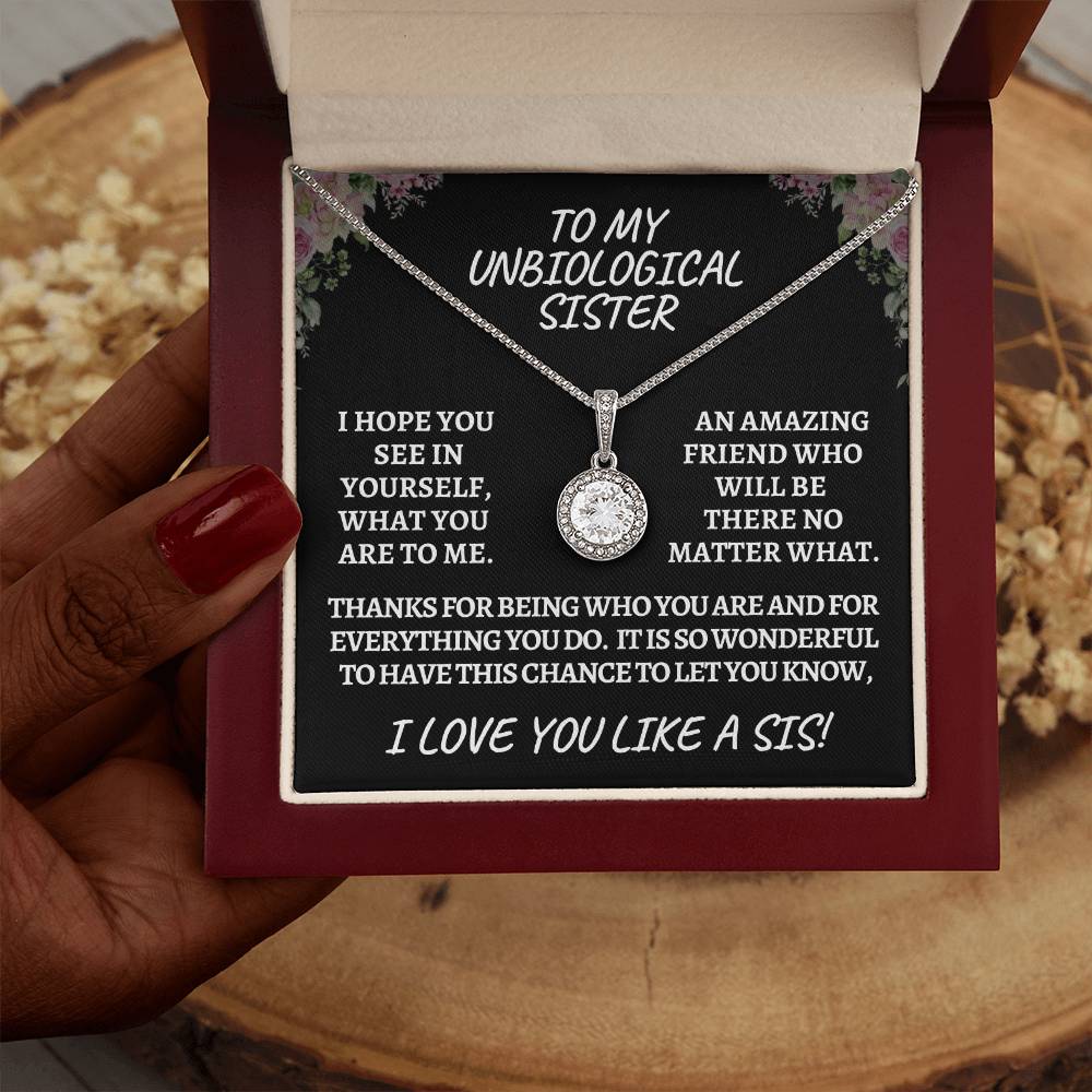 unbiological sister / eternal hope necklace