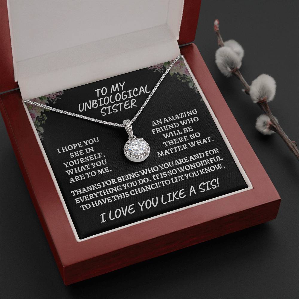 unbiological sister / eternal hope necklace