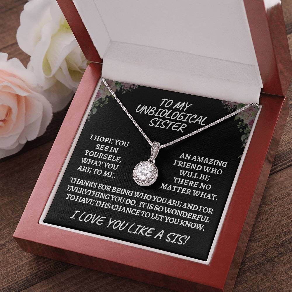 unbiological sister / eternal hope necklace