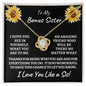 Bonus Sister / Love knot necklace