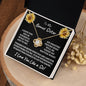 Bonus Sister / Love knot necklace