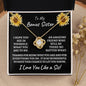 Bonus Sister / Love knot necklace