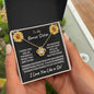 Bonus Sister / Love knot necklace