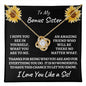 Bonus Sister / Love knot necklace