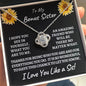 Bonus Sister / Love knot necklace