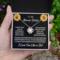 Bonus Sister / Love knot necklace