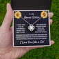 Bonus Sister / Love knot necklace