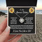 Bonus Sister / Love knot necklace