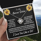 Bonus Sister / Love knot necklace