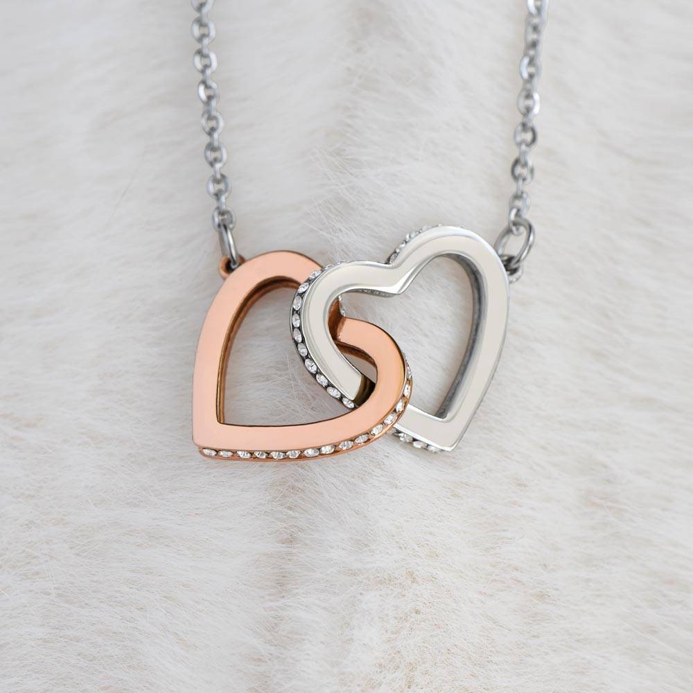 Unbiological sister / interlocking hearts black