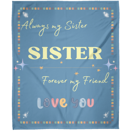 SISTER Blanket 50x60" Blue