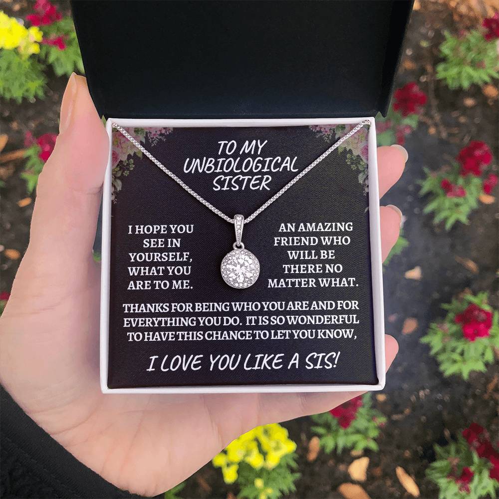 unbiological sister / eternal hope necklace