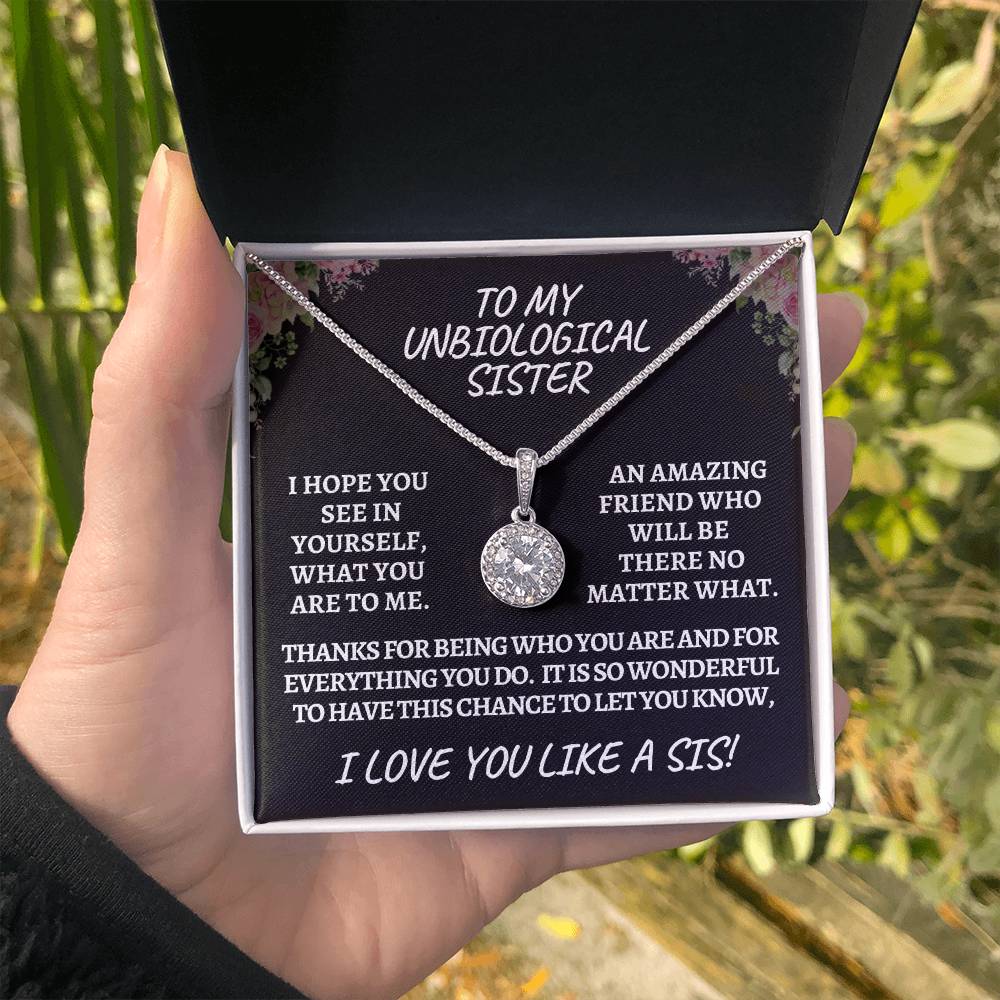 unbiological sister / eternal hope necklace