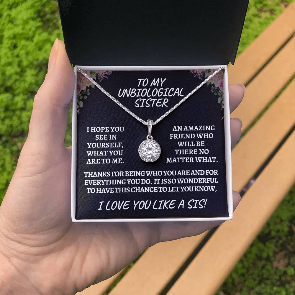 unbiological sister / eternal hope necklace