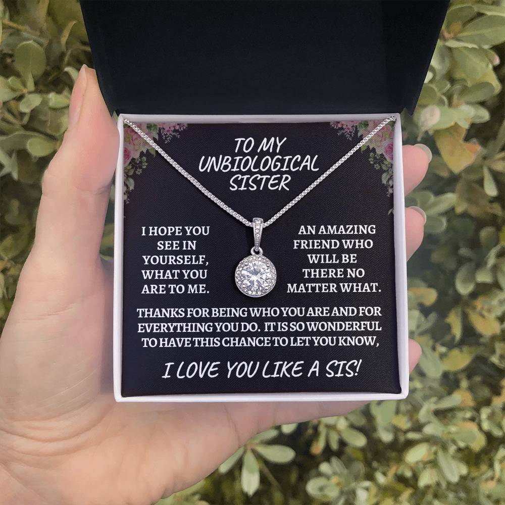 unbiological sister / eternal hope necklace