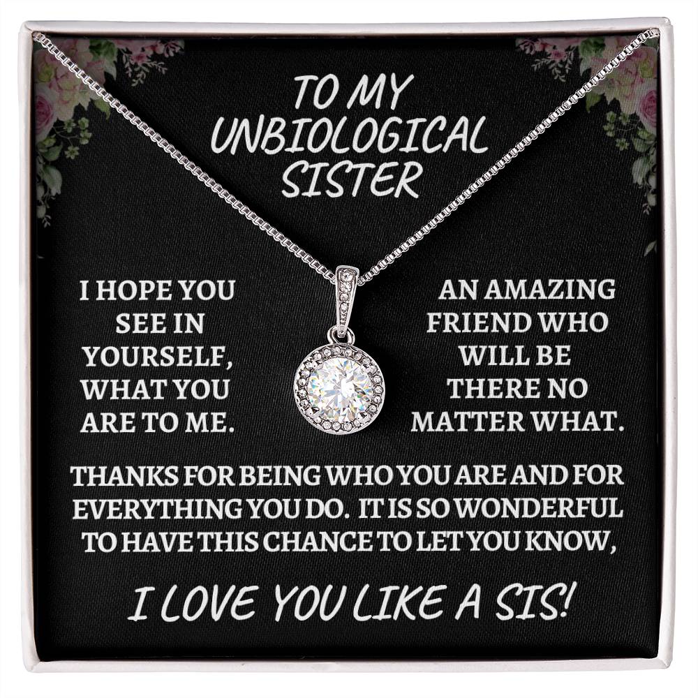 unbiological sister / eternal hope necklace