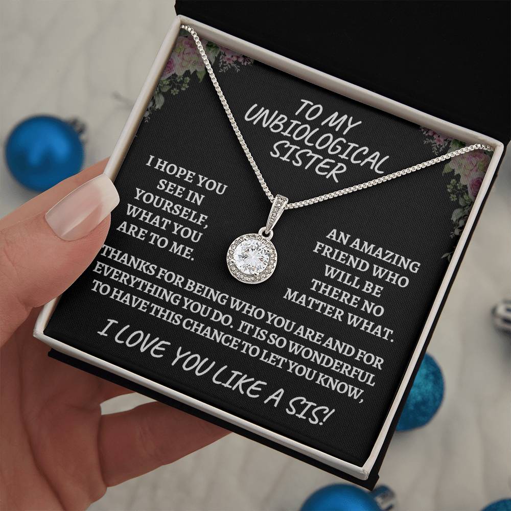 unbiological sister / eternal hope necklace