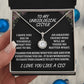 unbiological sister / eternal hope necklace