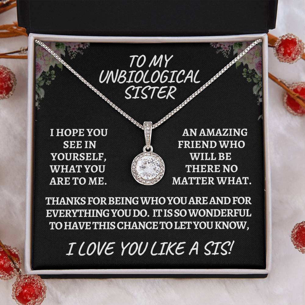 unbiological sister / eternal hope necklace