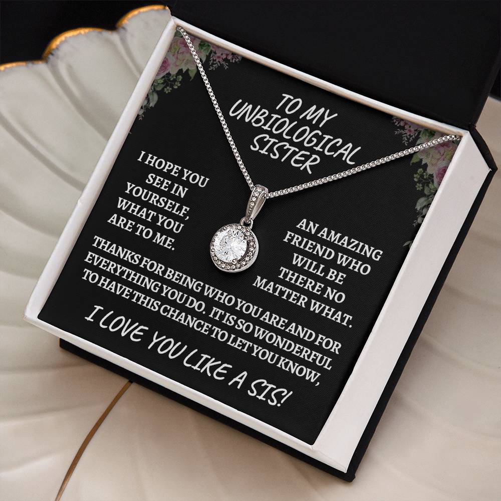 unbiological sister / eternal hope necklace