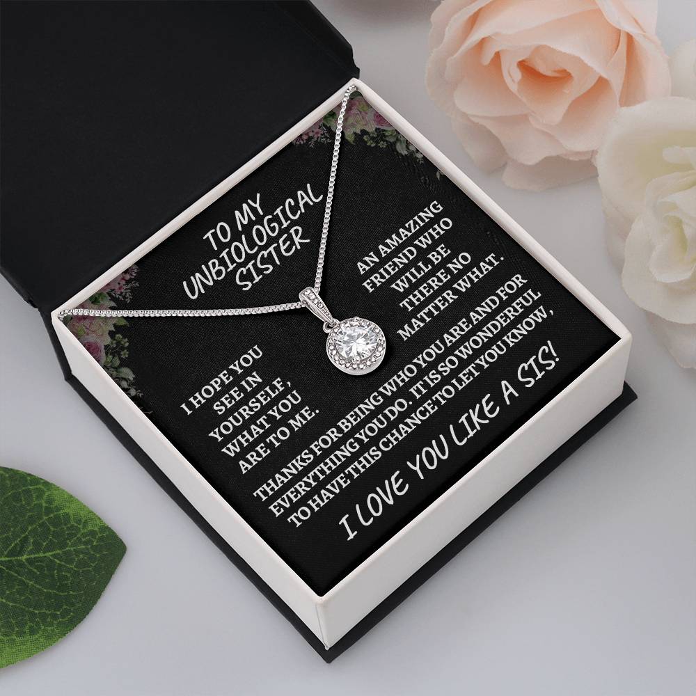 unbiological sister / eternal hope necklace