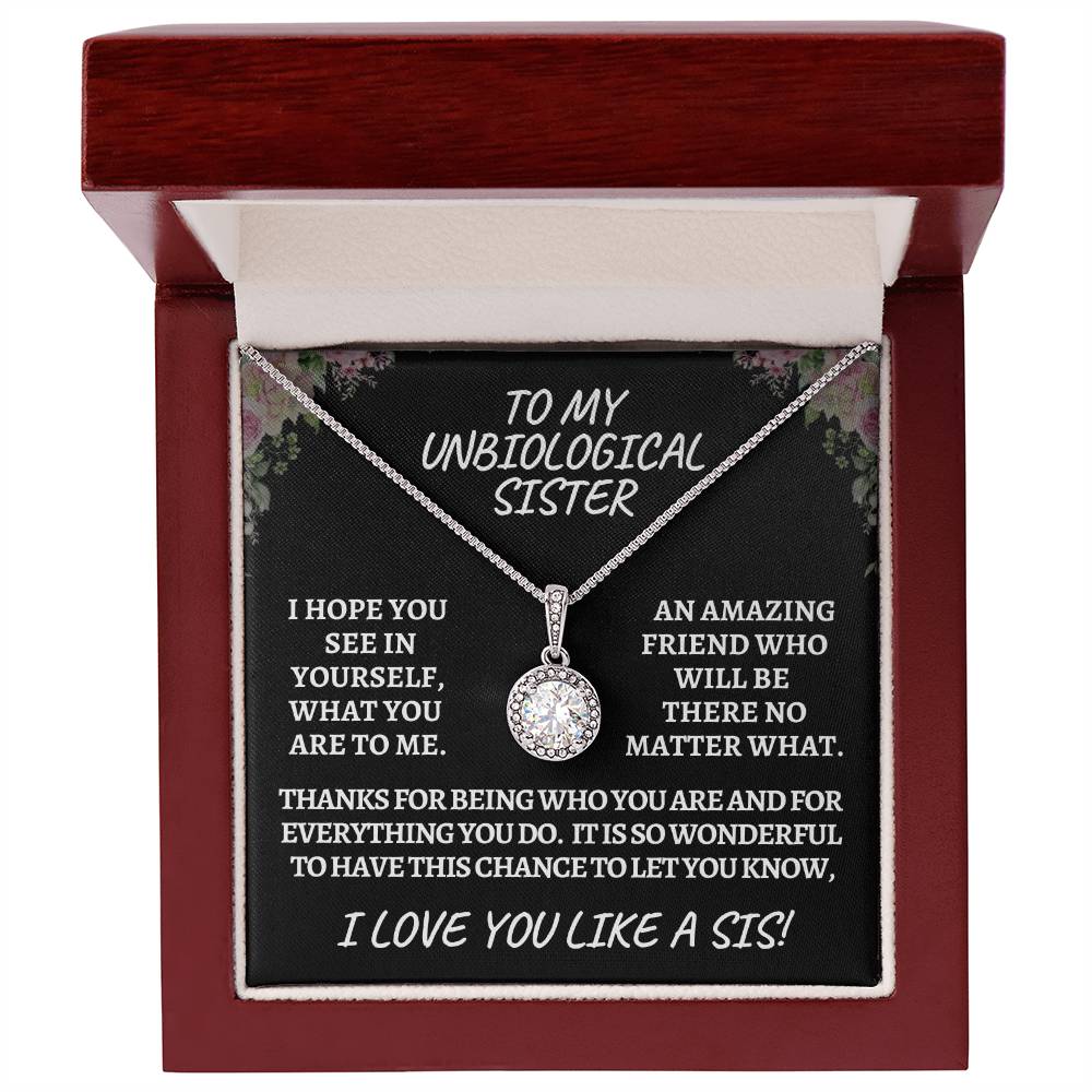 unbiological sister / eternal hope necklace