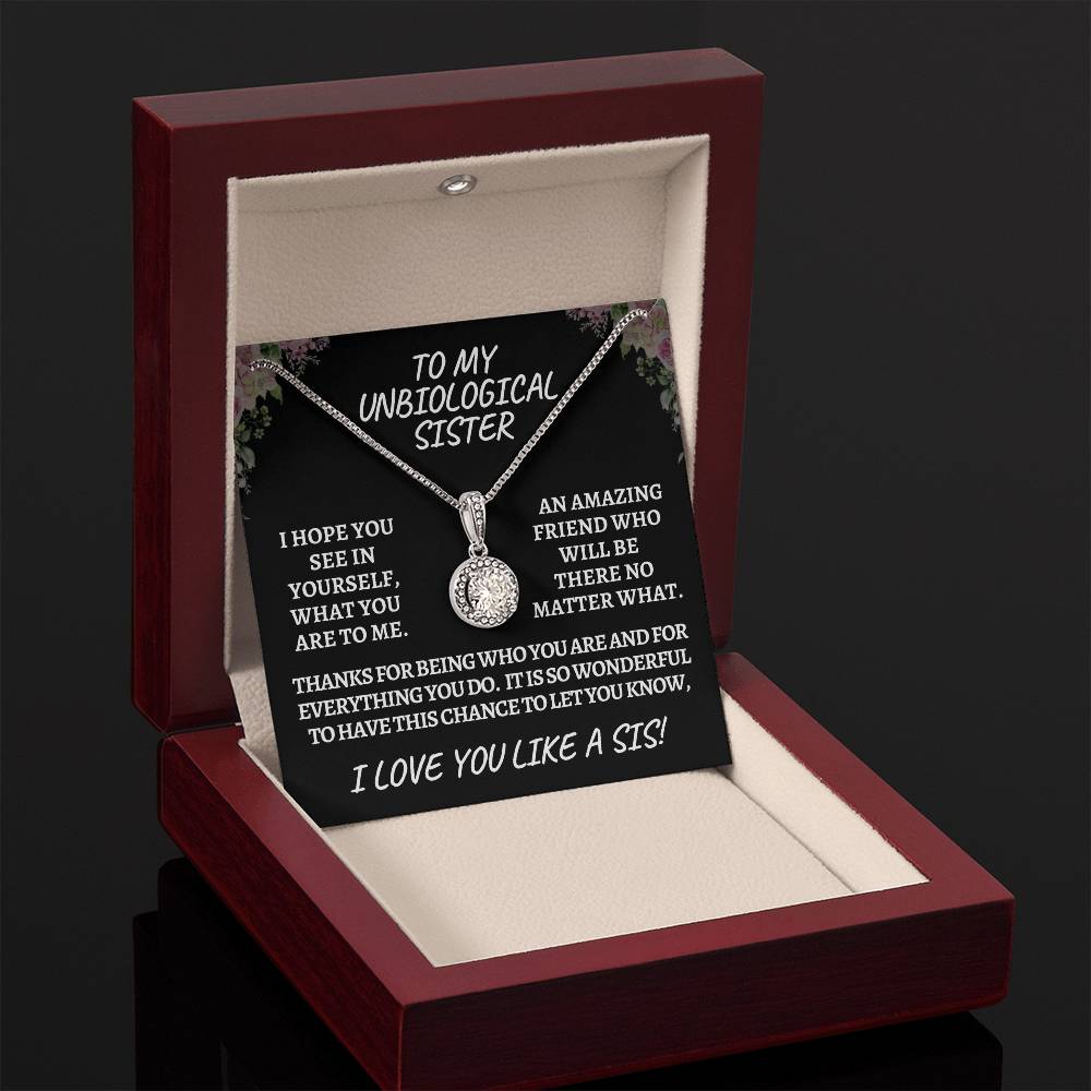 unbiological sister / eternal hope necklace