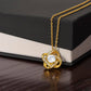 Unbiological sister / love knot necklace