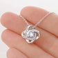 TomySister/Daisy Love Knot Necklace