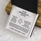 Unbiological sister / love knot necklace