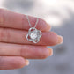 Unbiological sister / love knot necklace