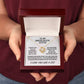 Unbiological sister / love knot necklace