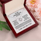 Unbiological sister / love knot necklace