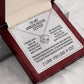Unbiological sister / love knot necklace