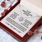 Unbiological sister / love knot necklace